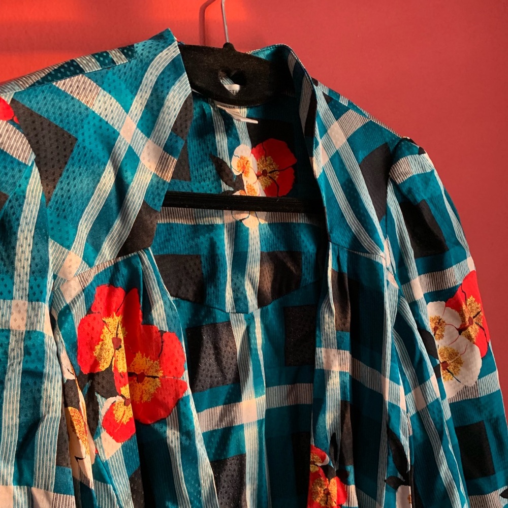 DVF Irlan Silk Kimono Wrap Top